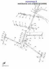 Вкладыш крепления оси (8DF-23812-00-00)