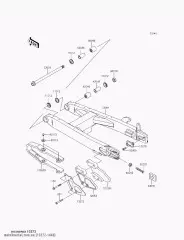 Пластина,направляюча ланцюг KX85BDF (132721446)