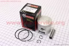 Поршень в зборі Suzuki AD 65/Lets діаметр 44,00+1,00, палець 10 (Тайвань) (Mototech)
