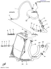Прокладка :: GASKET (3XV-12435-00-00)