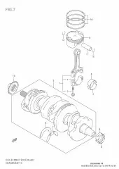Ring set,piston gsx- (12140-41G10-000)