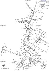 Тяга рулевая внутренняя передняя (8HG-23821-00-00)