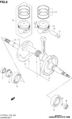 Rod,connecting lt-z2 (12161-19B03-000)