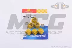 Ролики варіатора 6шт. (тюнінг) Suzuki 17*12- 11,0г, (жовті), (DONGXIN)