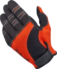 Моторукавички BILTWELL Moto, Чорний/Помаранчевий, XL