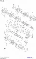 Shaft dl1000 (24130-02F10-000)