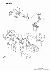 Shaft, gear shift (25510-28C30-000)