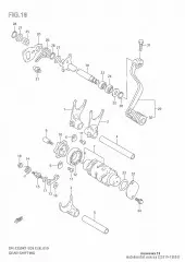 Shaft,gear shift (25510-13E01-000)