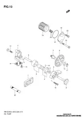 Shaft,oil pump rm-z4 (16443-28H00-000)