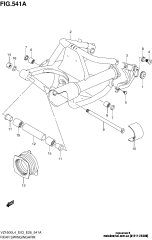 Shaft,rr swingingarm (61211-22D00-000)