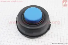 Ліска в зборі (котушка), САМОНАМОТУЮЧА, синій ніс, велика D=120мм (Китай)