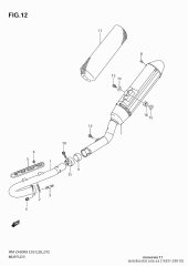 Silencer,muf rm-z450 (14351-28H10-000)