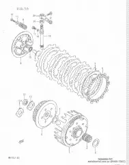 Spring rm125g (09440-15022-000)