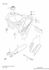 Tape set dr-z400sm/k (68110-29FF0-CNM)