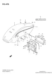 Tape,rear fender vz8 (68175-39GB0-GJJ)