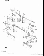 Tie rod,steering (51281-18A00-000)