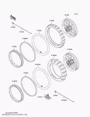 Рульове колесо-SUB в сборі,FR KX65-A1 (410901124)