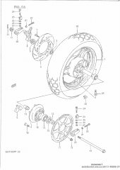 Wheel,rear,mt,3.50x1 (64111-48B00-291)