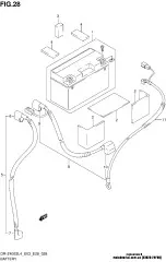 Wire, battery dr-z40 (33820-29F00-000)