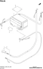 Wire,battery minus a (33860-05H10-000)