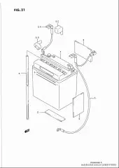 Wire,battery minus l (33860-01D00-000)