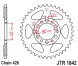 Зірка задня JT Sprockets JTR1842.42