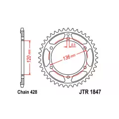 Зірка задня JT Sprockets JTR1847.47