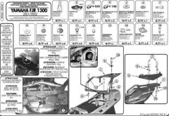 Кріплення центрального кофру KAPPA KR346 з пластиною Monokey