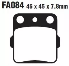Колодки гальмівні дискові EBC FA084TT