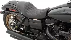 Сидіння переднє DRAG SPECIALTIES Solo 3/4 з діамантовим рядком (0803-0543)