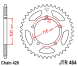 Зірка задня JT Sprockets JTR464.50