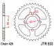 Зірка задня JT Sprockets JTR833.41