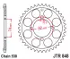 Зірка задня JT Sprockets JTR848.37