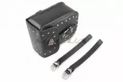Кофр бічний KML шкіра mod-0538, Чорний