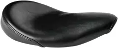 Сидіння переднє Le Pera Buddy Boy Deep Dish Custom/Rigid гладке (0806-0061), Чорний