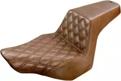 Сидіння SADDLEMEN STEPUP DVRLS BR FXSB (0802-0986), Коричневий