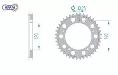 Зірка задня AFAM 15604-42