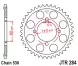 Зірка задня JT Sprockets JTR284.38