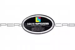 Наклейка логотип HKS SPORTS (9x5) (4545)