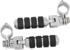 Підніжки KURYAKYN ISO CLEVIS з кріпленнями 1-1/4 MAGNUM маленькі (1620-0132), Чорний/Хром