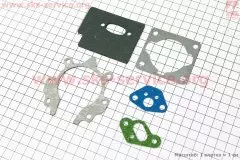 Прокладки двигуна 1E36F, к-кт 5 деталей (Китай)