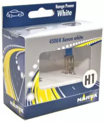 Набір ламп Narva H1/W5W RANGE POWER WHITE 12V