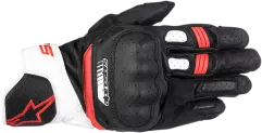 Моторукавички Alpinestars SP-5, Чорний/Червоний/Білий, S
