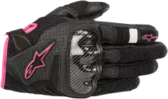 Моторукавички Alpinestars STELLA SMX-1 AIR V2, Чорний/Рожевий, M