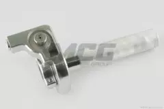 Рукоятка газу короткохідна тюнінг mod:3 срібляста (RIDE IT), Срібний