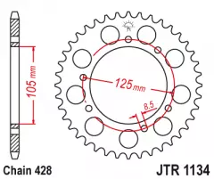 Зірка задня JT Sprockets JTR1134.48