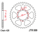 Зірка задня JT Sprockets JTR809.55