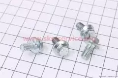 Болт кріплення кришки клапанів М6х12 к-кт 4шт 168F, 170F (Китай)