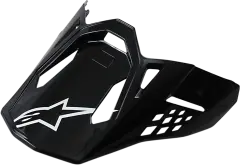 Змінний козирок до шолома Alpinestars SM10, SM8, Чорний глянцевий