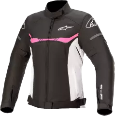 Мотокуртка Alpinestars Stella T-SPS, Чорний/Білий/Рожевий, L